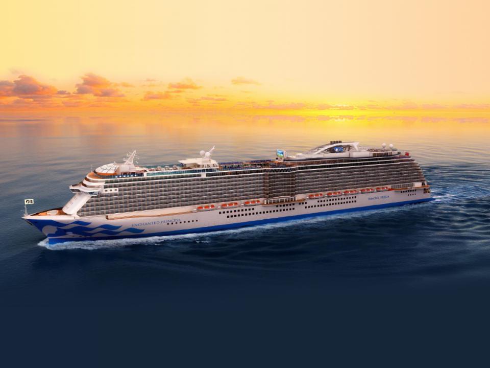 Western Mediterranean resort cruise at sea